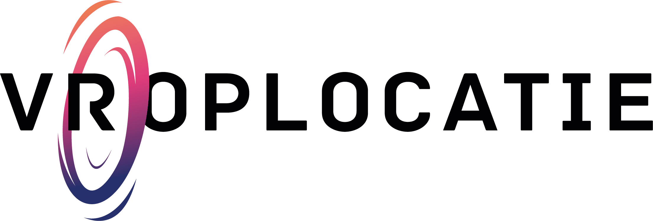 VR Op Locatie zwart logo, perfect voor bedrijfsuitjes en evenementen